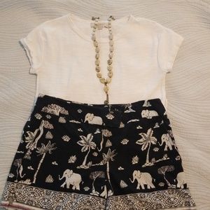 Loft elephant shorts